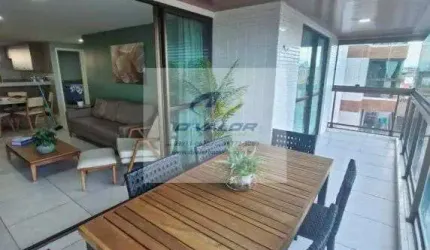 Vendo Apartamento com 130 m², 4 quartos s/ 2 suítes, sala p/ 2 ambientes e 2 vagas
