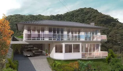 Casa de ALTO PADRÃO NO CÔNEGO em fase de construção com 4 suítes amplas.