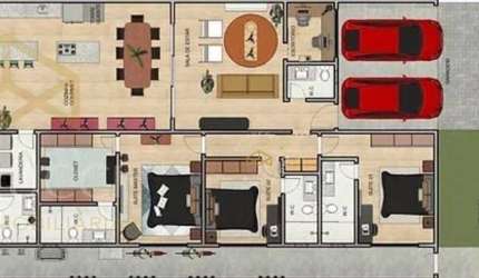 Casa Residencial à venda, Parque Brasil 500, Paulínia - CA5407.
