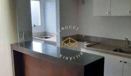 Apartamento com 1 dormitório para alugar, 62 m² por R$ 3.535,16/mês - Condomínio Edifício Lisieux - Campinas/SP