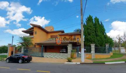 Sobrado com 4 dormitórios à venda, 467 m² por R$ 2.300.000,00 - Condomínio Shambala I - Atibaia/SP