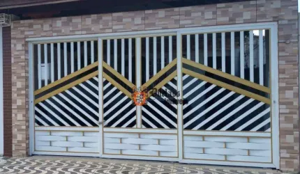 Casa com 2 dormitórios à venda, 64 m² por R$ 390.000 - Vila Caiçara - Praia Grande/SP