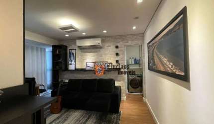 Apartamento com 1 dormitório à venda, 44 m² por R$ 399.000 - Itararé - São Vicente/SP