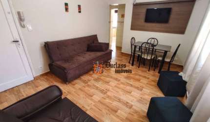 Apartamento com 1 dormitório à venda, 51 m² por R$ 345.000,00 - Canto do Forte - Praia Grande/SP