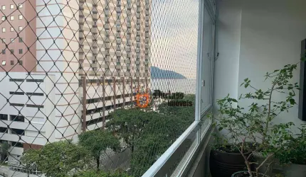 Apartamento com 3 dormitórios à venda, 137 m² por R$ 910.000,00 - Gonzaga - Santos/SP