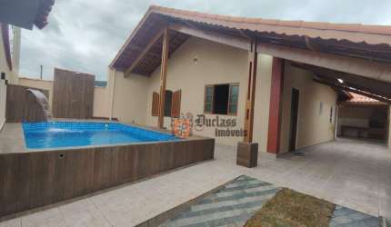 Casa com 3 dormitórios à venda, 109 m² por R$ 395.000 - Vera Cruz - Mongaguá/SP