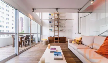 Loft com 1 dormitório, 74 m² - venda por R$ 1.850.000,00 ou aluguel por R$ 13.190,08/mês - Vila Nova Conceição - São Paulo/SP