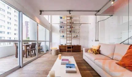 Loft com 1 dormitório, 74 m² - venda por R$ 1.850.000,00 ou aluguel por R$ 13.190,08/mês - Vila Nova Conceição - São Paulo/SP