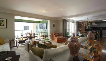 Apartamento com 3 dormitórios à venda, 200 m² por R$ 3.500.000 - Jardim Guedala - São Paulo/SP