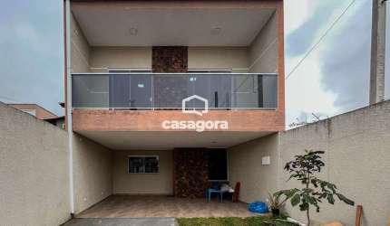 Sobrado Alto Padrão à Venda com Espaço Gourmet em Fazenda Rio Grande  PR