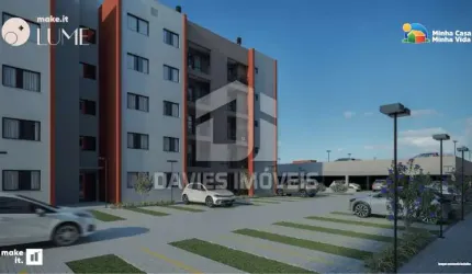 Apartamento com 2 quartos à venda na Rua Tibúrcio G. de Oliveira, Atuba, Pinhais, 44 m2 por R$ 353.657