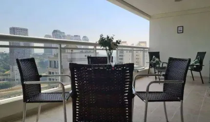 Apartamento para alugar, 108 m² por R$ 18.123,97/mês - Cidade Monções - São Paulo/SP