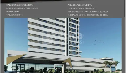 Conforto, sofisticação e localização privilegiada no centro de Itajaí