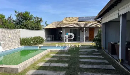 Casa com 3 Quartos, Área gourmet e Piscina à venda, 144 m² por R$ 950.000 - Itaipuaçu - Maricá/RJ