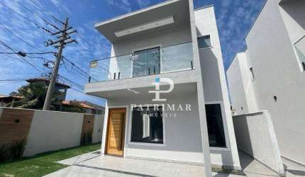 Casa Duplex com 3 dormitórios à venda, 105 m² por R$ 500.000 - Jardim Atlântico Central (Itaipuaçu) - Maricá/RJ
