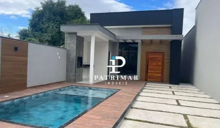 Casa com 3 Quartos, Piscina e Área gourmet   à venda, 165 m² por R$ 830.000 - Jardim Atlântico Oeste (Itaipuaçu) - Maricá/RJ