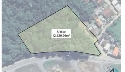 Terreno com 12.329,56m², (possível parcelamento) residência ou galpões, em São Francisco do Sul SC