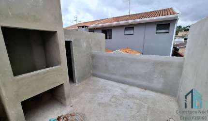 Sobrado novo 03 quartos c/suíte, sacada, Ático, terraço, no Bairro Tingui/Bacacheri em Curitiba PR