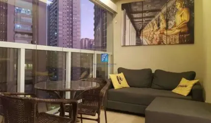 Apartamento mobiliado à venda, no Bosque das Juritis