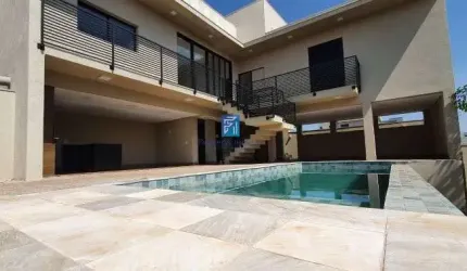 Linda Casa Térra em Condomínio Terras de Siena - 3 suítes, escritório, piscina