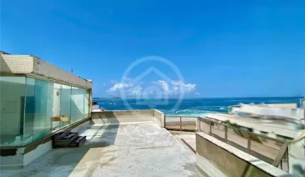Cobertura Duplex com 5 Quartos à venda no Leblon - Vista Mar