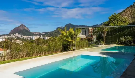 Mansão Quadriplex com Vista Cristo e Pão de Açucar à venda no Jardim Botânico.