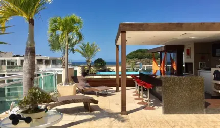 Coberturas a venda na Barra da Tijuca, 4 quartos; 2 suites; 2 vagas; Condomínio Blue Vision – Blue das Américas, localizado na Rua César Lattes