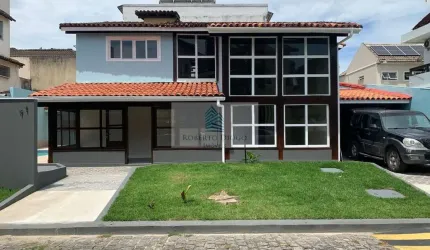 Luxuosa casa em condomínio na Barra da Tijuca, Rio de Janeiro-RJ: 4 quartos, 2 suítes, 1 sala, 4 banheiros, 4 vagas, 300m².