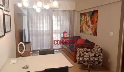 Apartamento com 1 dormitório para alugar, 48 m² por R$ 2.760,00/mês - Centro - Ribeirão Preto/SP