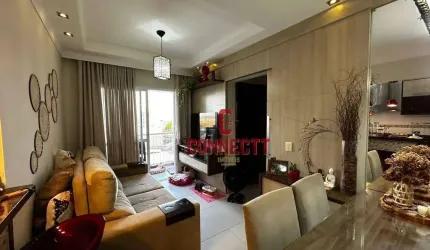 Apartamento com 2 dormitórios à venda, 50 m² por R$ 266.000,00 - Vila Maria Luiza - Ribeirão Preto/SP