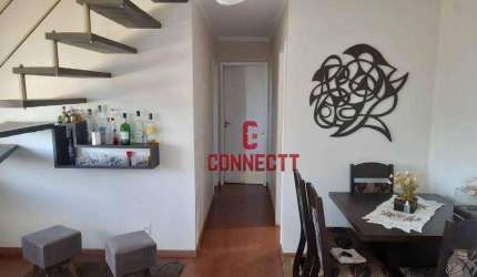 Apartamento Duplex com 2 dormitórios à venda, 106 m² por R$ 298.000 - Jardim Castelo Branco - Ribeirão Preto/SP