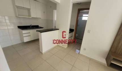 Apartamento com 1 dormitório para alugar, 45 m² por R$ 2.058/mês - Nova Aliança - Ribeirão Preto/SP