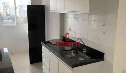 Apartamento com 1 dormitório para alugar, 45 m² por R$ 2.205,00/mês - Nova Aliança - Ribeirão Preto/SP