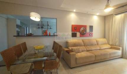 Apartamento a venda com 3 quartos sendo 1 suíte. Com vista para o mar no bairro Ocian, Praia Grande
