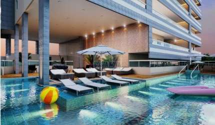 Apartamento 2 quartos lazer completo no Forte