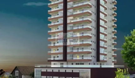 Apartamento com 2 dormitórios e lazer completo - Bairro Guilhermina, Praia Grande