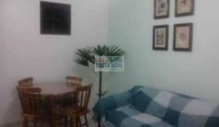 Apartamento à venda com 46 m², 1 quarto, 1 banheiro e 1 vaga localizado no Centro de São Vicente