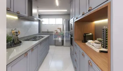 Apartamento de 109m², com 2 quartos sendo 1 suíte, recém reformado pronto para morar