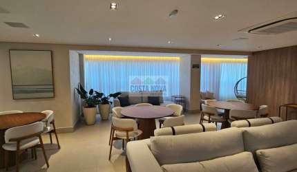 Apartamento com 2 quartos novo, com vista para o mar na Praia Grande, bairro Aviação