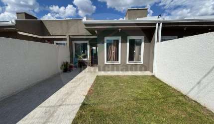 Casa para Venda em Fazenda Rio Grande, Gralha Azul, 3 dormitórios, 1 banheiro, 2 vagas