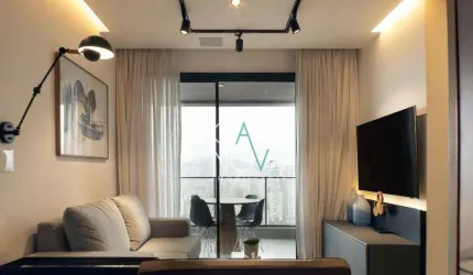 Apartamento com 1 dormitório à venda, 54 m² por R$ 827.800,00 - Boqueirão - Santos/SP