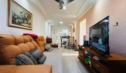 Apartamento com 2 dormitórios à venda, 74 m² por R$ 530.000,00 - Embaré - Santos/SP