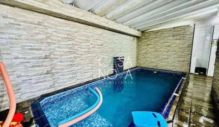 Sobrado com 3 dormitórios à venda, 166 m² por R$ 1.700.000,00 - Boqueirão - Santos/SP