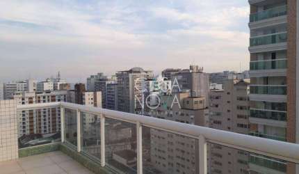 Apartamento Duplex com 3 dormitórios à venda, 127 m² por R$ 2.200.000,00 - Boqueirão - Santos/SP