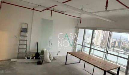 Sala, 44 m² - venda por R$ 405.000,00 ou aluguel por R$ 3.400,00/mês - Encruzilhada - Santos/SP