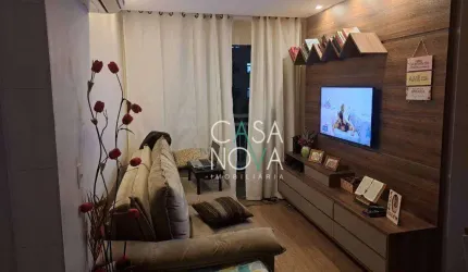 Apartamento com 2 dormitórios à venda, 60 m² por R$ 350.000,00 - Morro de Nova Cintra - Santos/SP