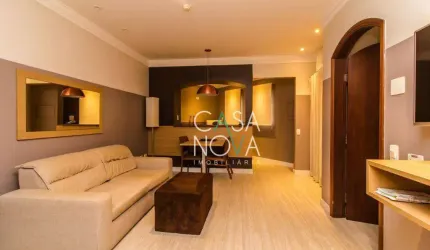 Flat com 1 dormitório à venda, 47 m² por R$ 450.000,00 - Gonzaga - Santos/SP