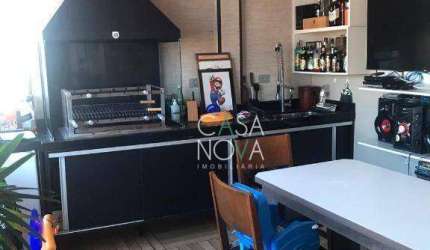 Cobertura com 3 dormitórios à venda, 110 m² por R$ 695.000,00 - Centro - São Vicente/SP