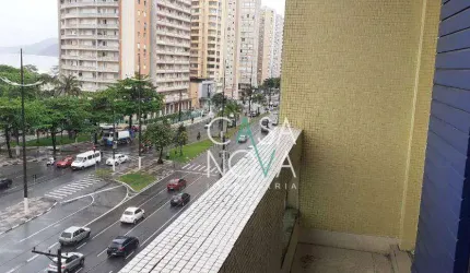 Apartamento com 2 dormitórios para alugar, 111 m² por R$ 4.500,00/mês - José Menino - Santos/SP