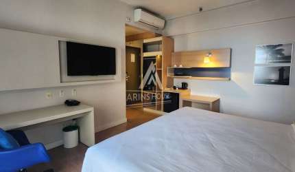 Apartamento Studio Mobiliado na Quadra da Praia a venda na Pompéia em Santos/SP
